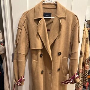 Mo&Co Camel Wool Coat
